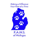 P.A.W.S. of Michigan Logo